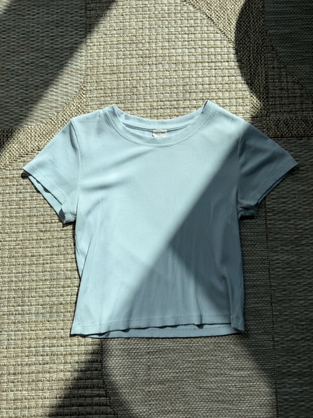 Aritzia Wilfred Baby Blue Tee